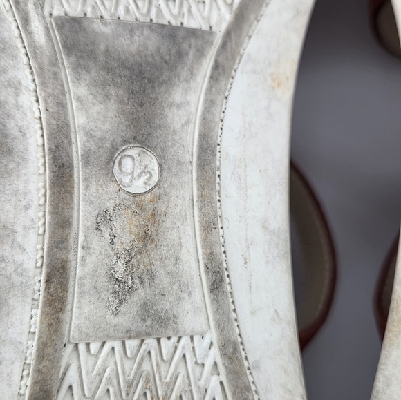 Eileen Fisher Sally Orange Nubuck Leather Strappy Sandals Sz 9.5 Summer Casual - Picture 12 of 14